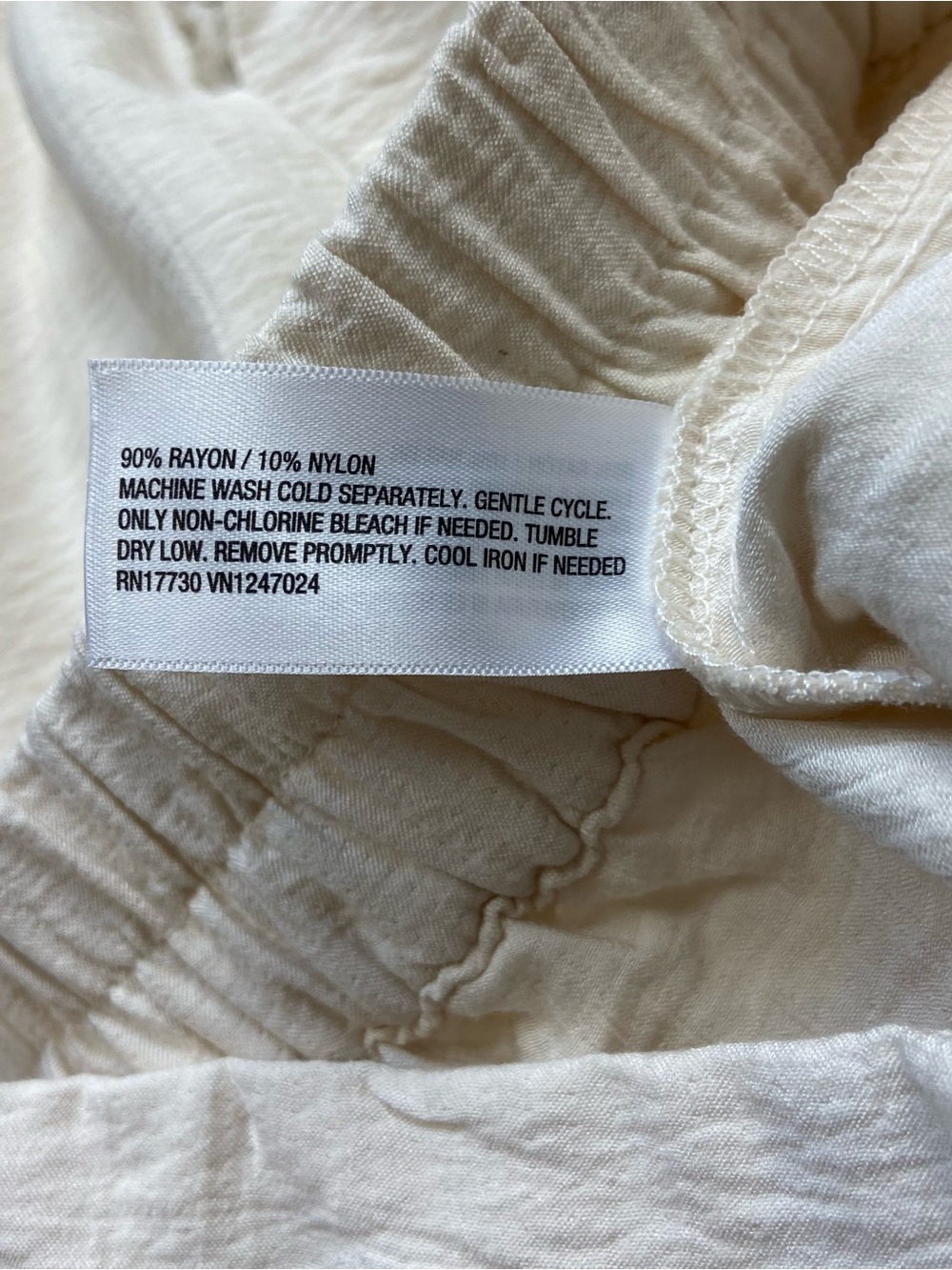 NWT A New Day Wide Leg Cream Pants Small Target - Picture 7 of 11
